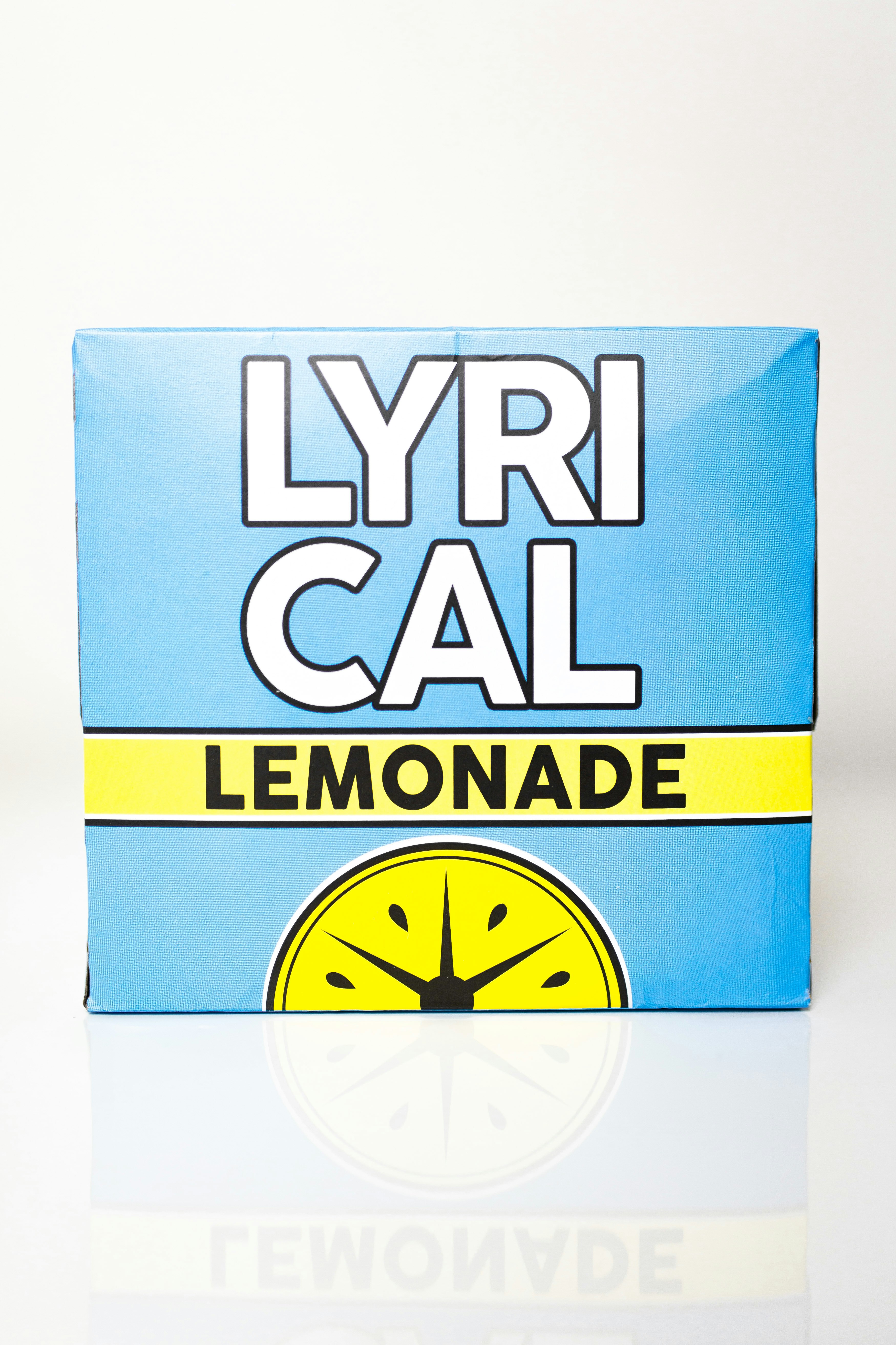 blue and yellow Lyrical lemonade box